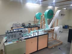 3 Ply Mask Machines complete sets with punching machines