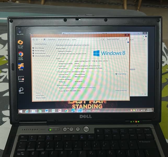 Dell latitude D 630 Core 2 Dou 50 gb ssd with charger 0