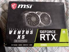 "MSI GeForce RTX 2060 VENTUS 2X OC Edition Performance with Dual Fan"