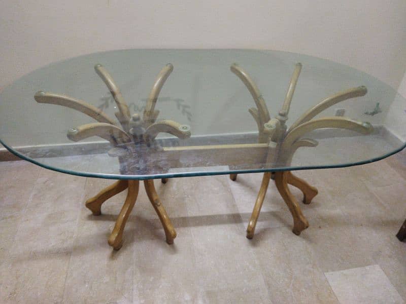 dinning table without chairs only 18 thousand 3