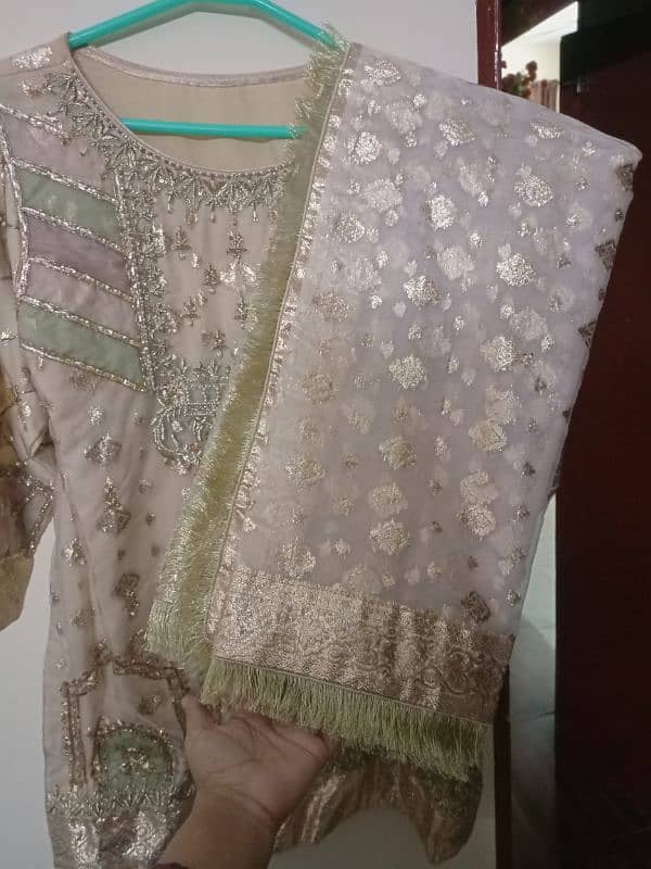 Nikkah gharara/ Nikkah dress/ nikkah embellishment 3