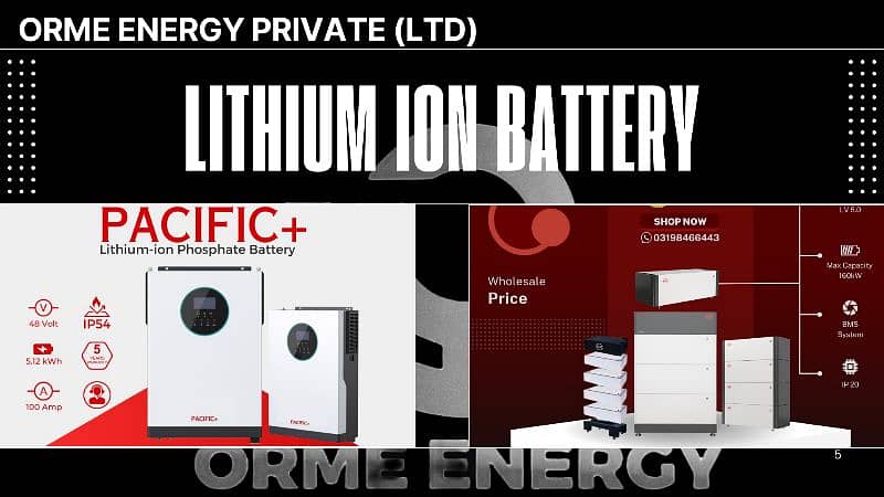 panel, inverter &lithium ion battery available 4