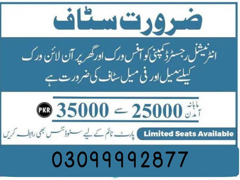 Online Jobs in Pakistan 0