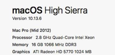 Urgent Sale. . . MAC Pro (Mid 2012) 2.8 Ghz  Quad Core Intel Xeon