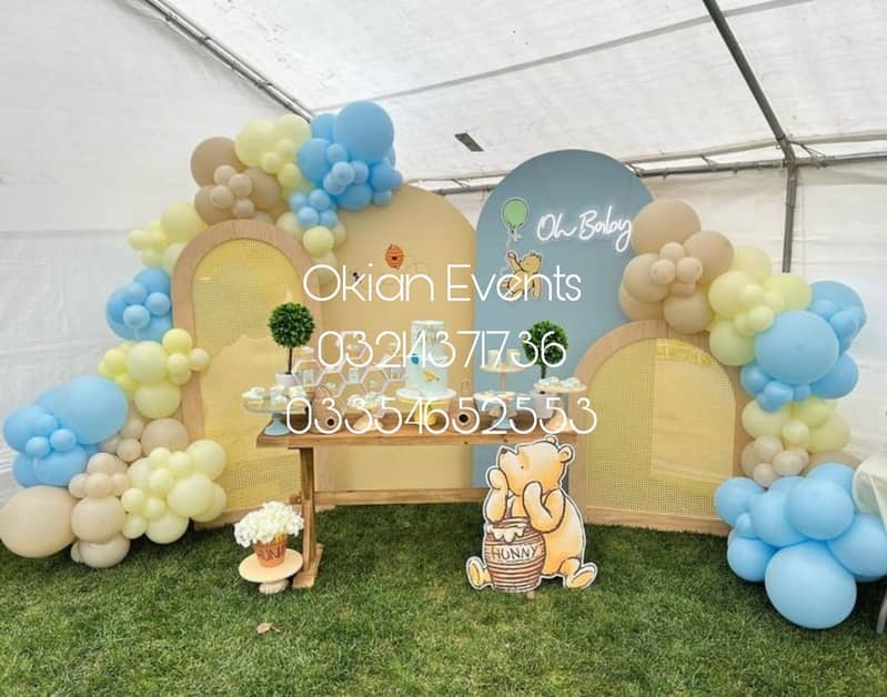 Birthday Party, Decore Light Decor,Jumping Castle/Balloon,Aqiqah decor 4