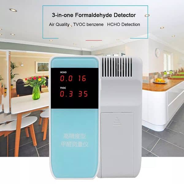 Air Quality Tester AQI Monitor for home outdoor SMOG HCHO 6