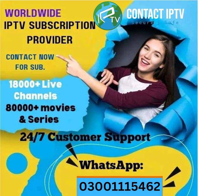 Iptv lifetime subscription!!03001115462 0