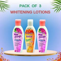 Whitening and brightening body lotion, Pack of 3