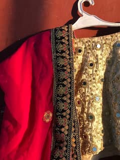 Heavy lehenga.