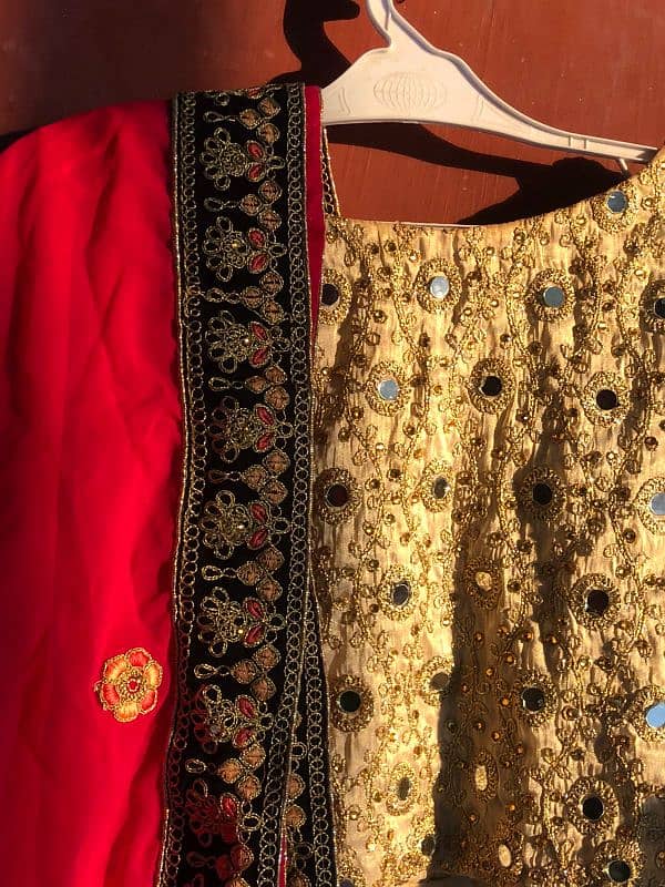 Heavy lehenga. 4