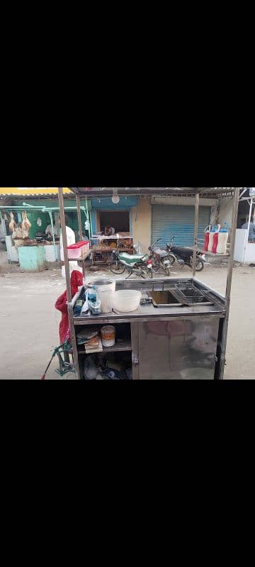 Complete Fries & Zinger food stall/counter setup 7