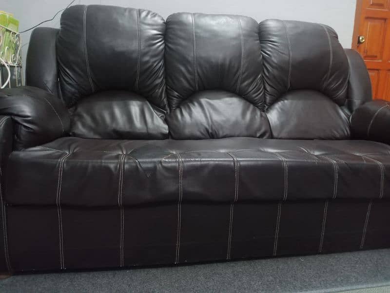 leather sofa 3 seater 4