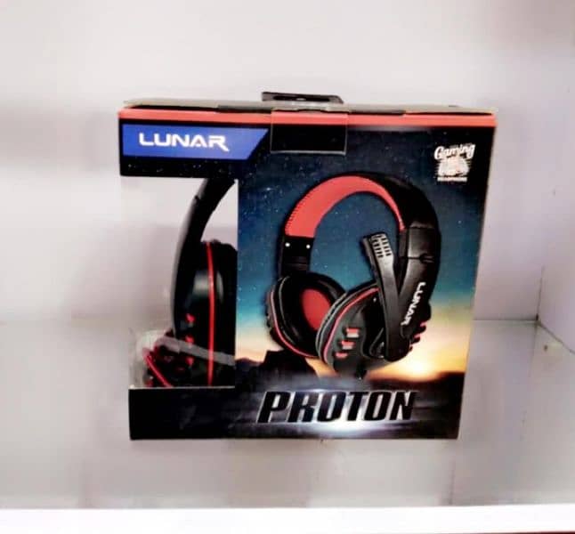 luner proton gaming headphone with mic connect with mobile,PC,laptop 0