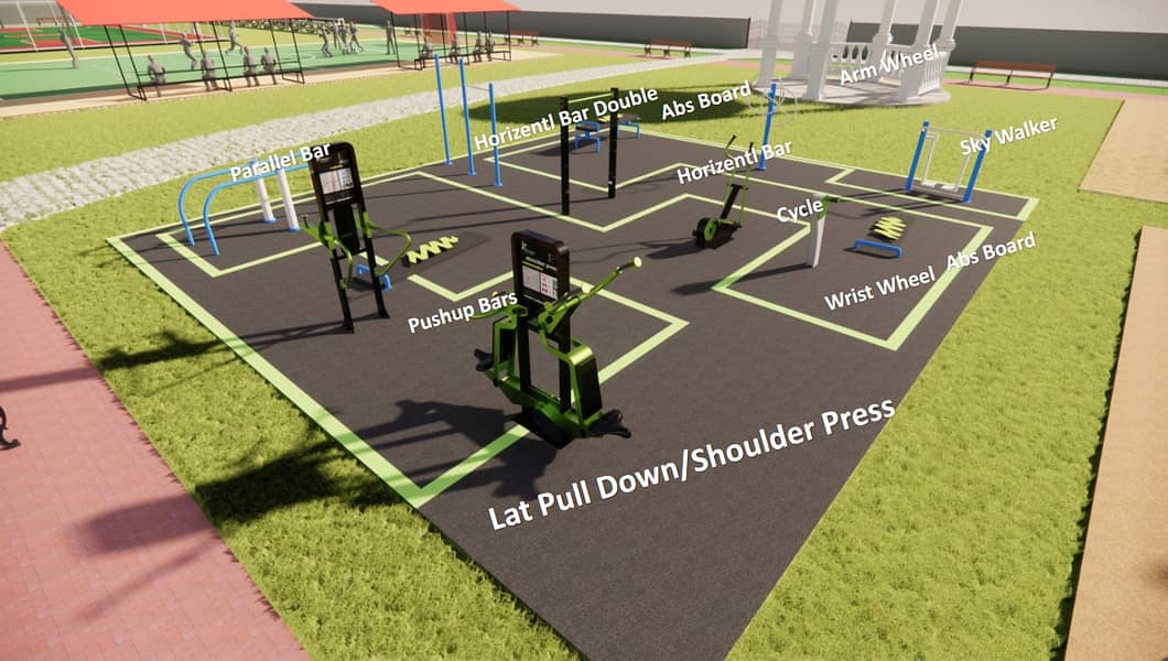 Outdoor Gym Equipment|Open Gym Setup|Fitness Station 0