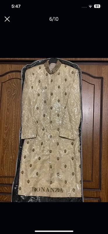 Bonanza Sherwani, inner dress, turban and qussa 0