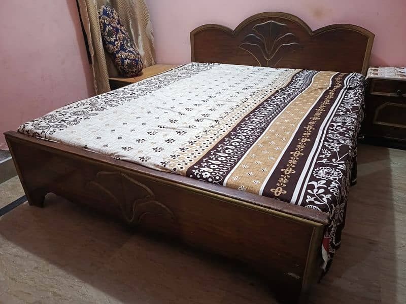 King size Double bed Pure kikar 0