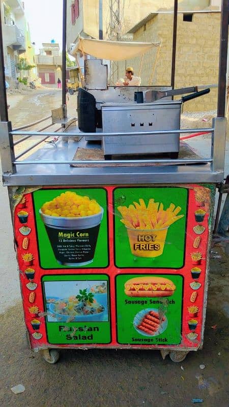 sweet corns& fries stall 5