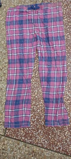 Flannel mix cutting pajama