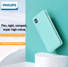 Philips Super Fast Charging Power bank- 20000mAh (100% Original)