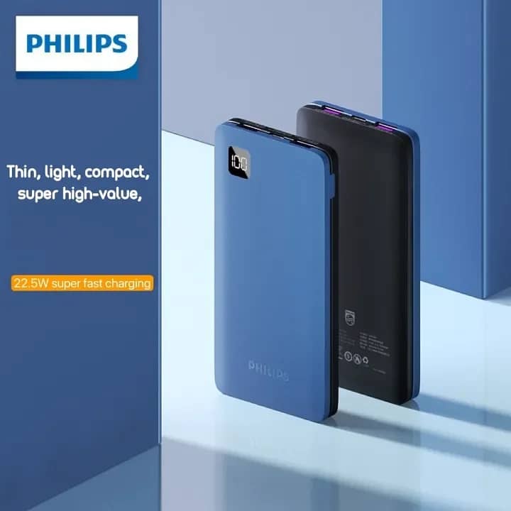 Philips Super Fast Charging Power bank- 20000mAh (100% Original) 5