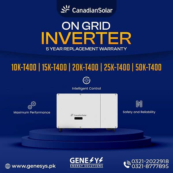 Canadian solar ongrid inverter 0