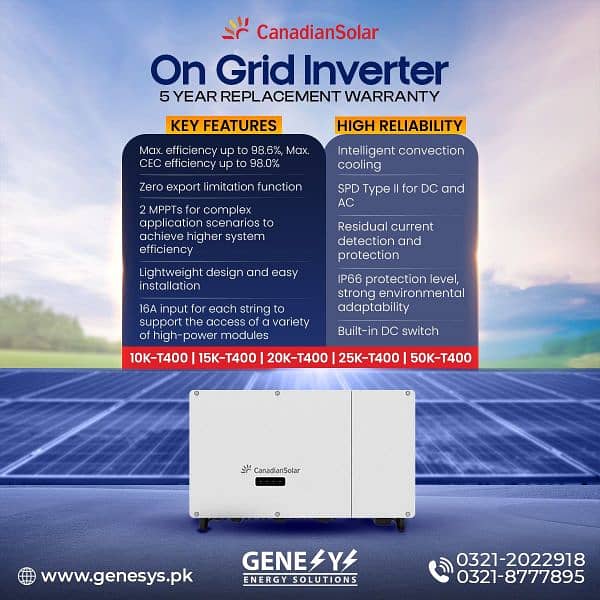 Canadian solar ongrid inverter 1