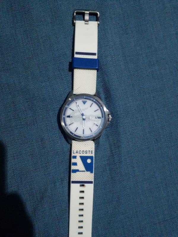 Lacoste original white watch 0