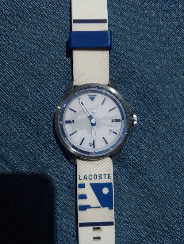 Lacoste original white watch 1