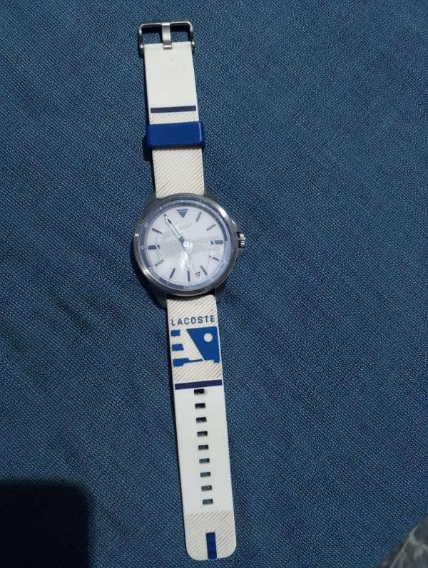 Lacoste original white watch 2