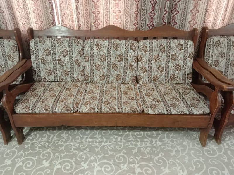 Wooden Sofa Set is for sale. 0