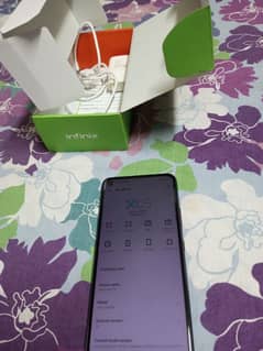 infinix hot 10 condition 10/10 with box and charger