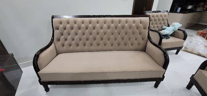 wooden Chunyati sheesam  7 seater sofa 2