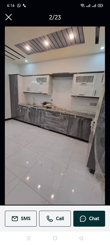 Brand new independent 240 yrd banglow available gulshan e iqbal block 3 0