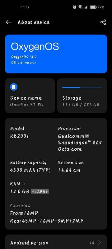 OnePlus 8t 5g 2