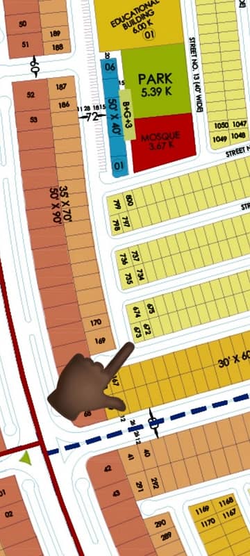 Faisal Town Phase 2 Plot Size 25x50 Oversees Enclave Block 2 Both Side 50 Feet Road Corner All Dues Clear Plot Is Available For Sale 0