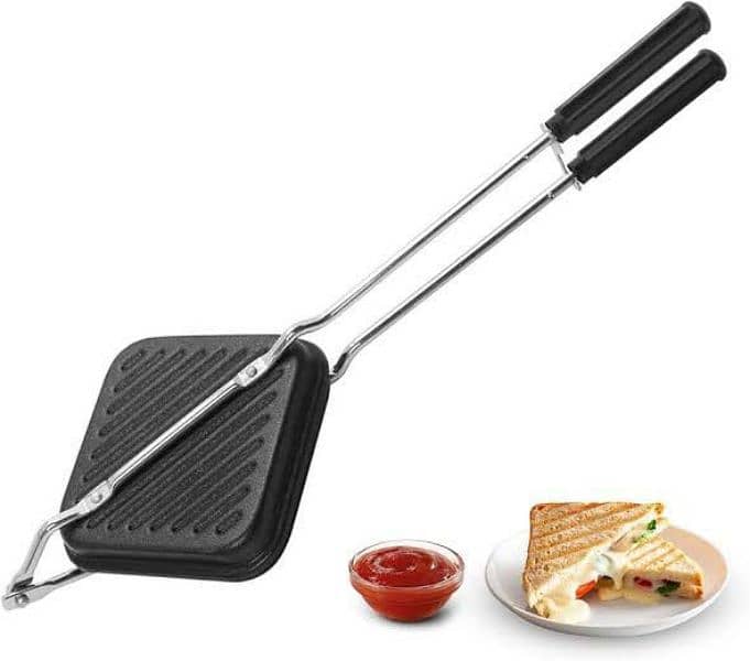 Sandwich Maker  Regular Grill Sandwich Maker - Black 2