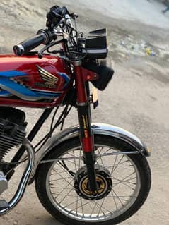 Honda 125 cg red color engine ok 0336///300///5192