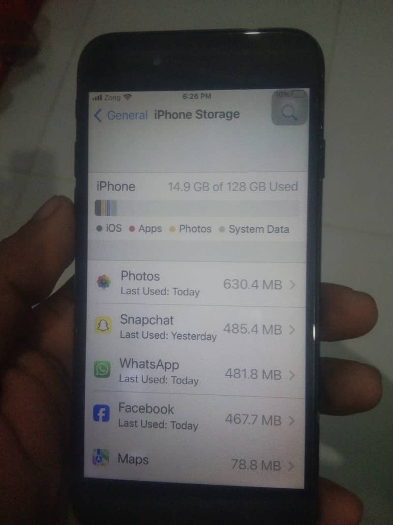 19000 I phone 7 128gb  pta aproved panel dot 4