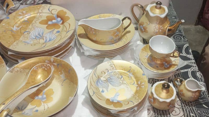 Marble Dinner set 4