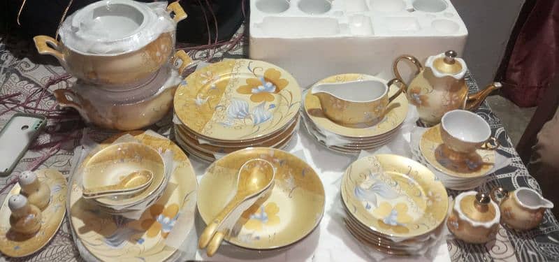 Marble Dinner set 9