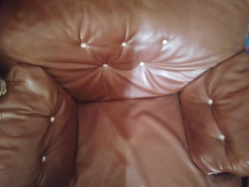 Leather sofa set 2