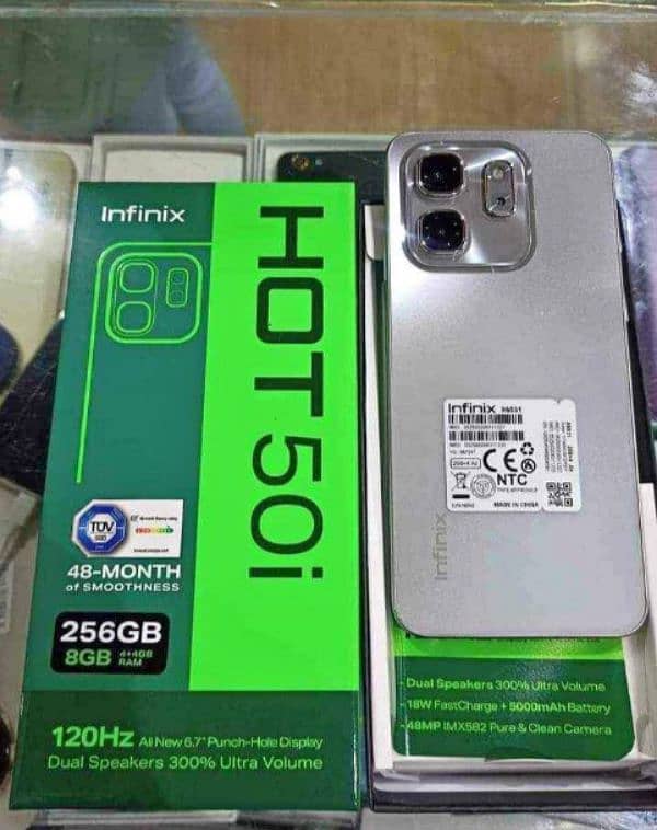 infinx hot 50i 8/256 GB 03327127749 My whatsapp number 0