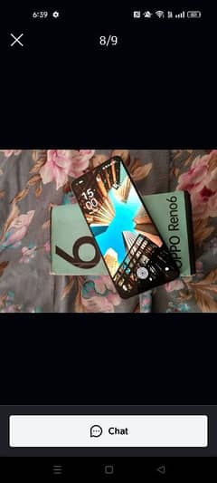 oppo Reno 6 8gb 128gb official approved with box all ok