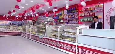 Cake Display Freezer Chiller / Meat Chiller /Salad Bar Bakery counter