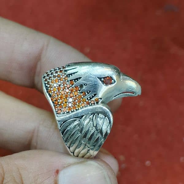 Silver Ring Eagle style 1