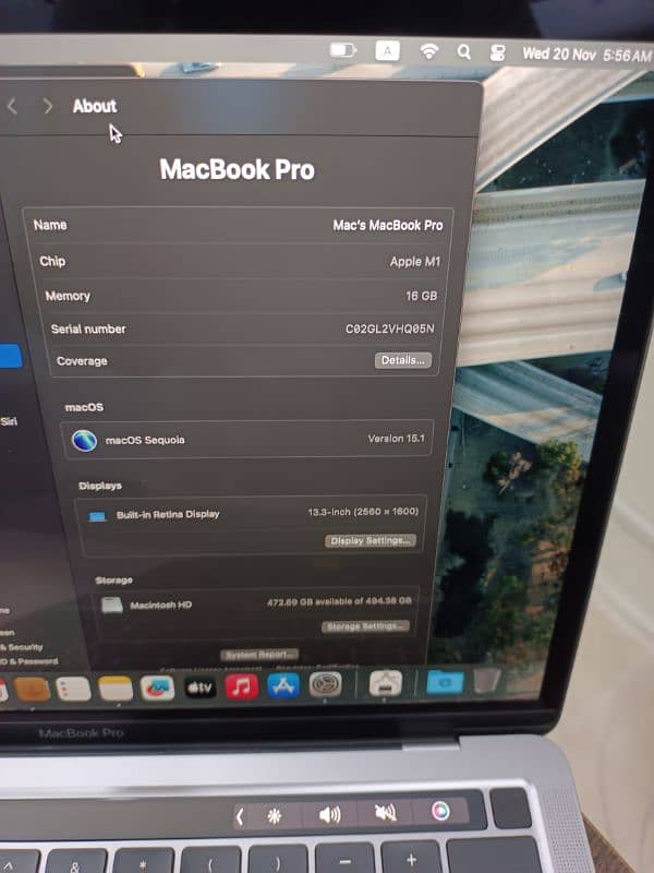 4 UNITS AVAILABLE MACBOOK PRO M1 2020 CTO MODLE 13 TOUCHBAR 16GB 512GB 7