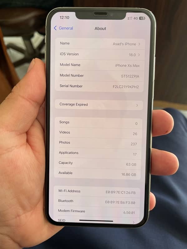 iPhone XS Max 64GB PTA Approved 6