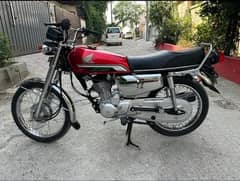 Honda 125 Model 2023 self start islamabad register