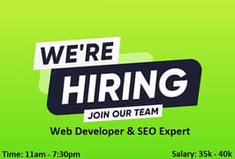 Job for Web Development & SEO Expert | Shopify Store Creation and Han