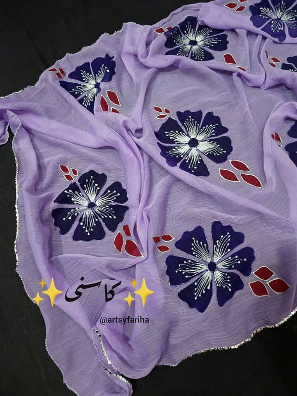 Kaasni hand painted dupatta 1